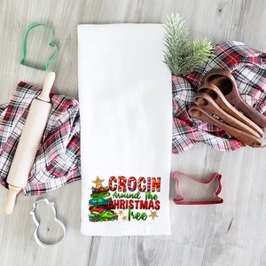 Christmas Kitchen Towel, WELCOME Holiday Towel, Vintage Tea Towel, Kitchen  Towels, Christmas Decor, Farmhouse Kitchen Towel KTH30