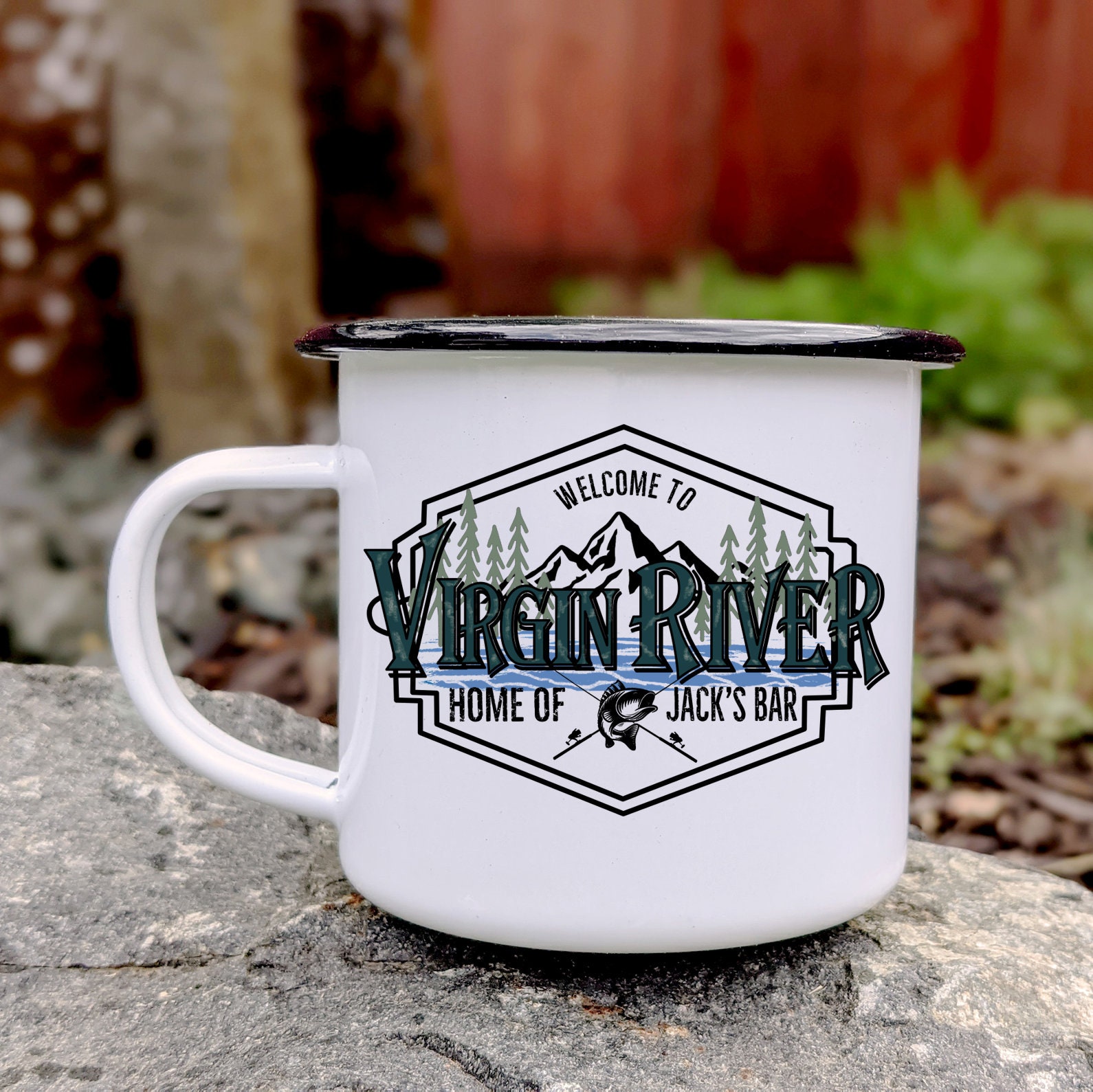 10oz Camper Mug - Metal Enamel Lightweight Camp Mug — East Coasters