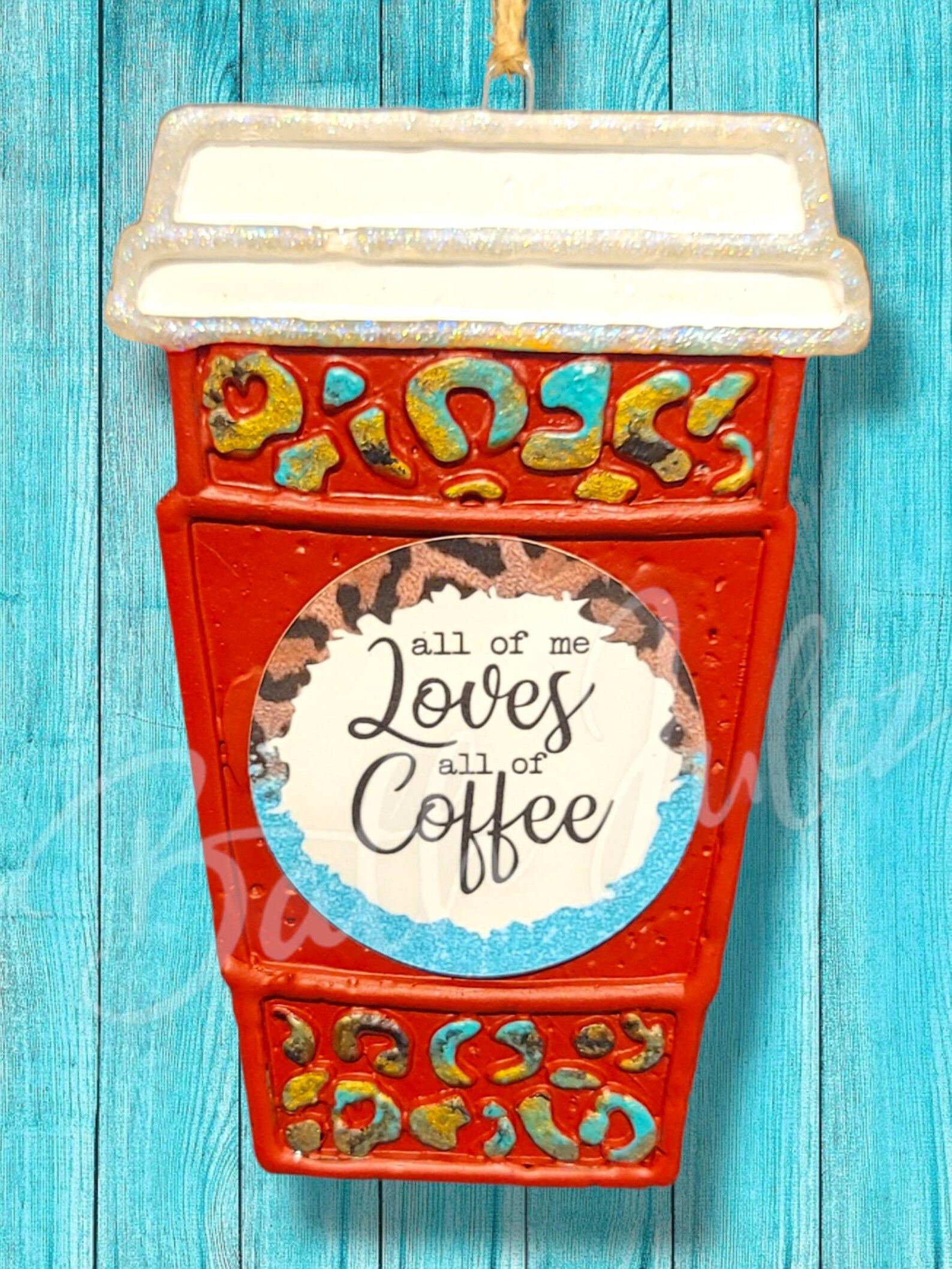 Coffee Latte Cup Car Freshie Air Freshener Etsy
