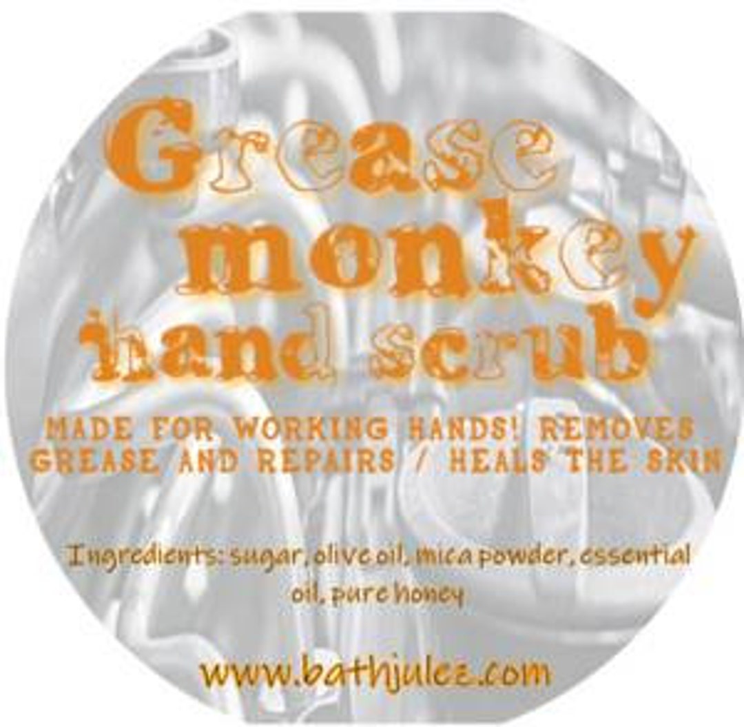 Grease Monkey Hand Scrub Hand Cleaner & Degreaser Etsy