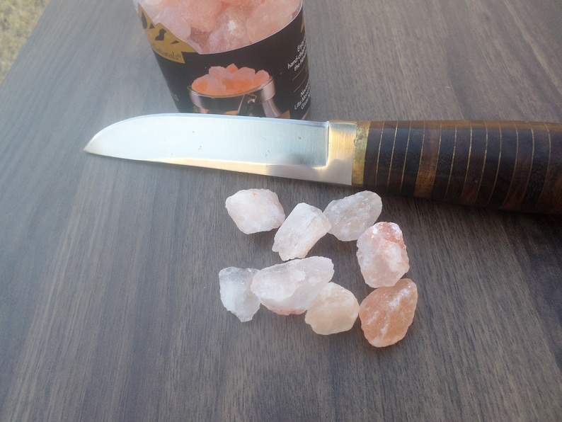 Custom Hand Made3/8x9 D2 Tool Steel Hunting Knife With Leather Sheath image 4