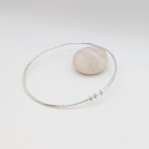 Fidget Jewelry for Adults - Sterling Silver Fidget Bangle