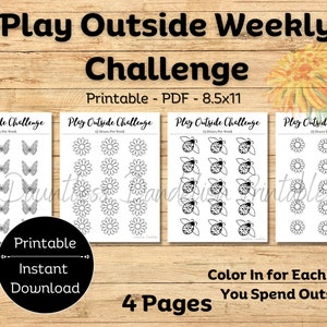 Play Outside Challenge Printable