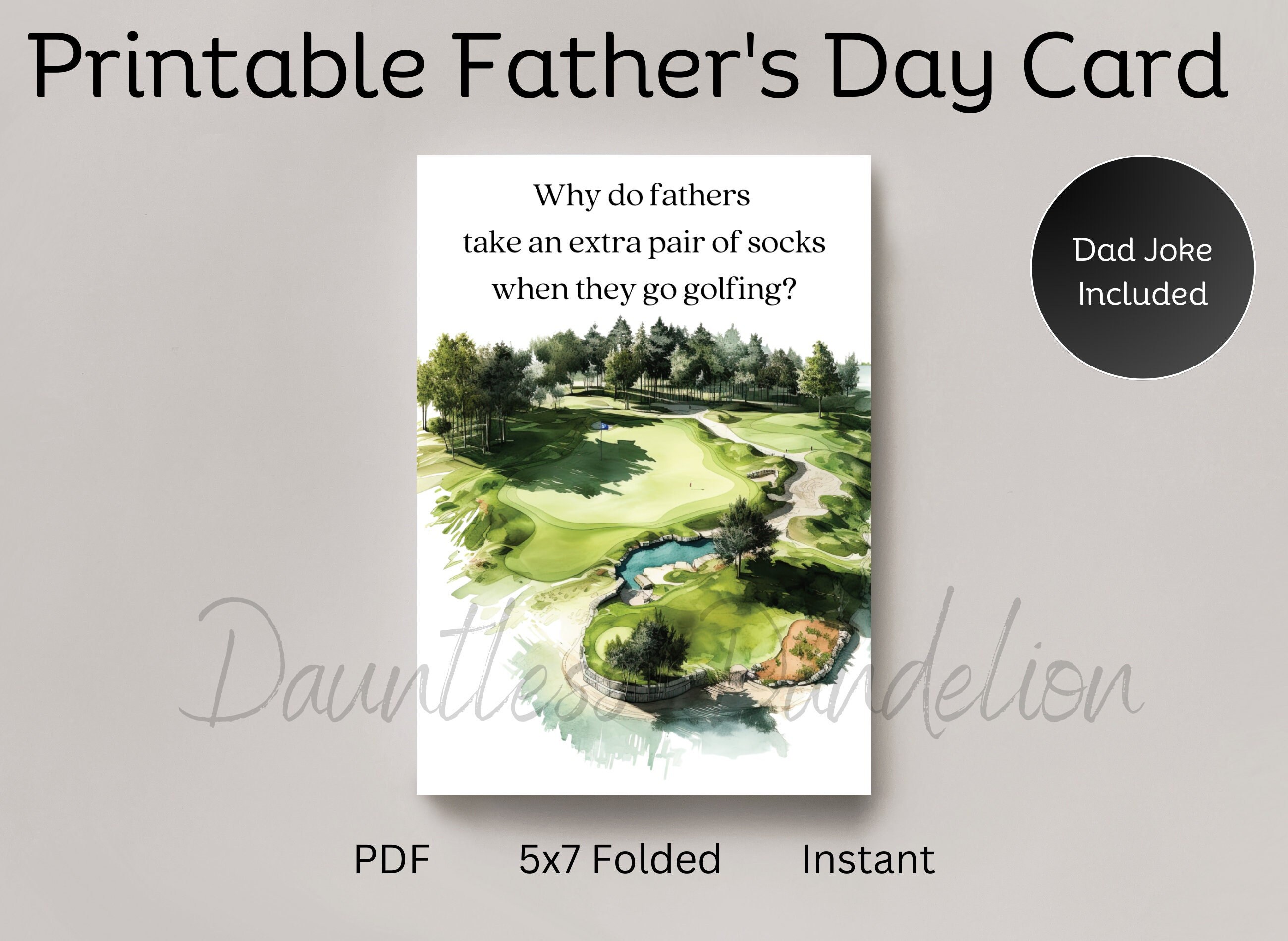 Printable Funny Father's Day Card - Etsy