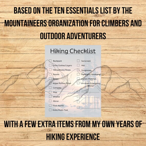 Outdoor 10 Essentials For Day Hiking Hiking Essentials VEITORLD 12