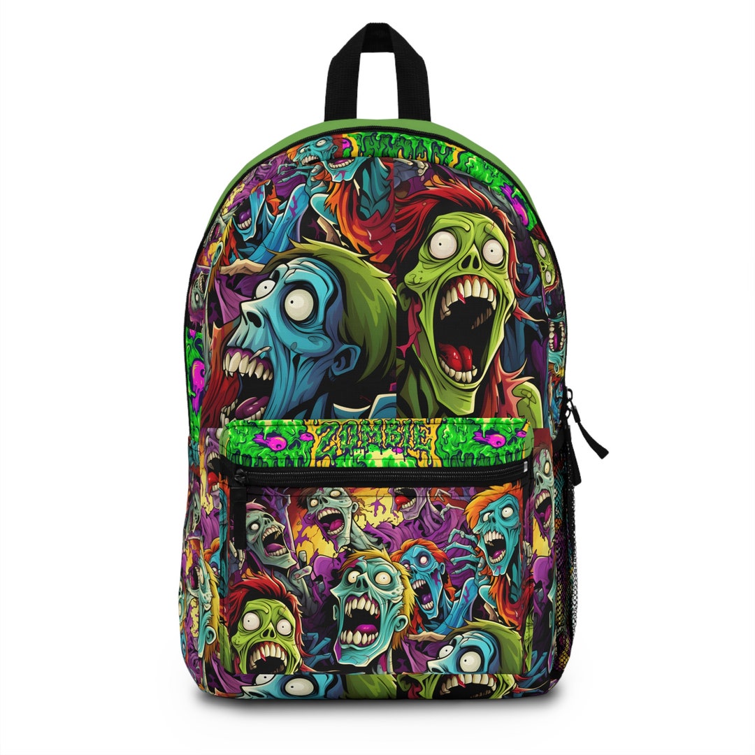 Zombie Take Over Backpack, Zombie Purse, Tote Bag, School Backpack All