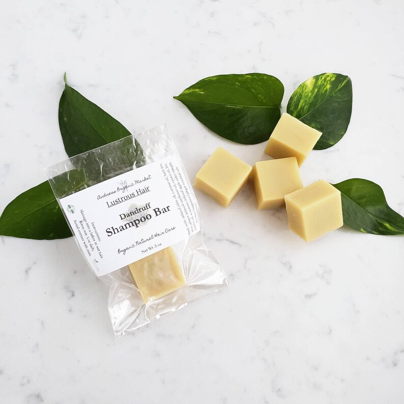 Organic Dandruff Shampoo Bar Sample Herbal Unscented Solid Etsy