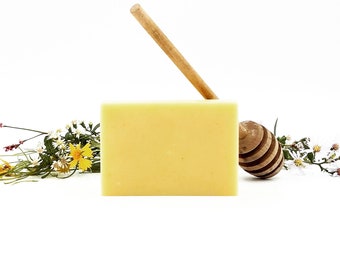 Barra de Champú de Miel Orgánica, Barra de Champú Natural Sin Aroma, Champú Sólido Ecológico, Cuidado orgánico del Cabello, Limpiador de Cabello de Miel, Sin Palma