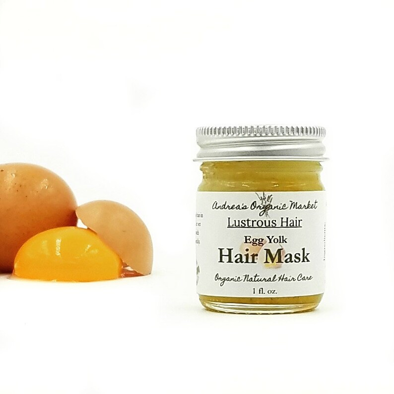 Organic Egg Yolk Hair Mask Sample Hair Mask Mini Trial Size Etsy