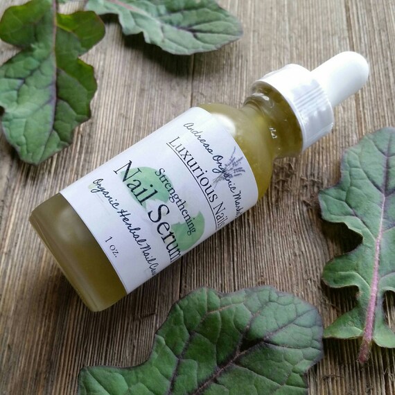Organic Nail Serum Herbal Nail Strengthening Oil Natural