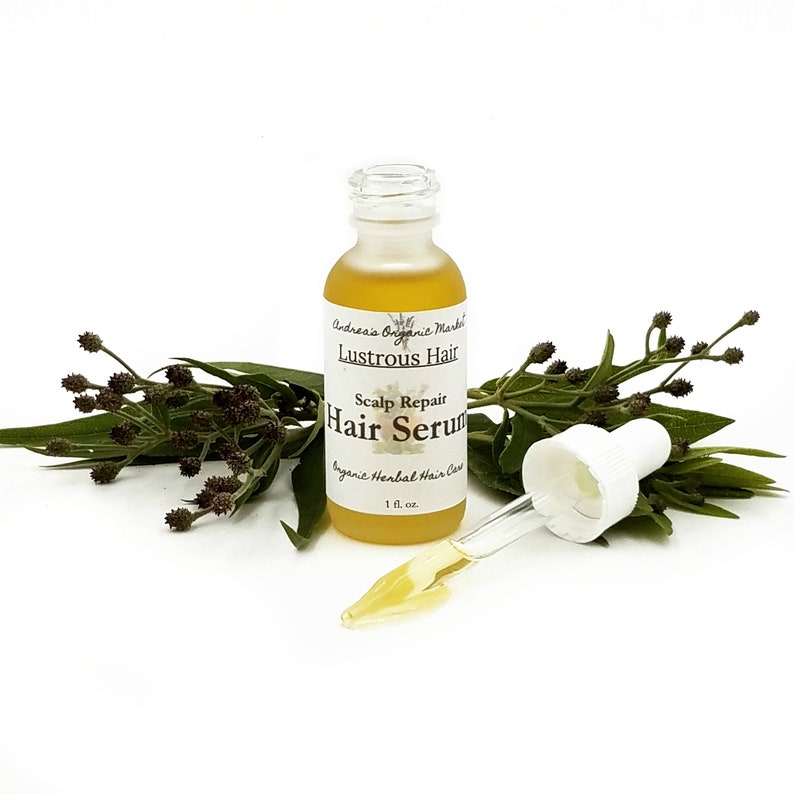 Organic Dandruff Serum for Dry Flaky Scalp Herbal Infused Oil Etsy