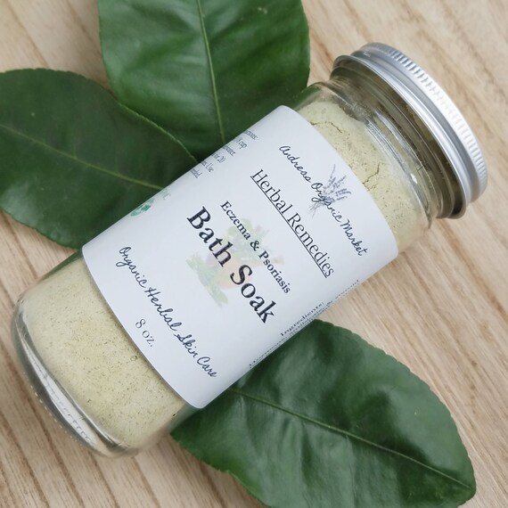 Organic Eczema and Psoriasis Bath Soak Natural Goat Milk Etsy