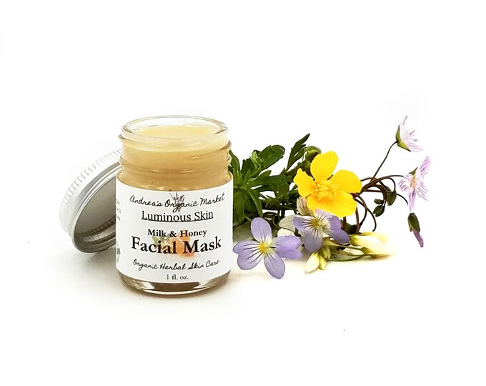 Organic Milk & Honey Face Mask Sample Face Mask Mini Trial Etsy