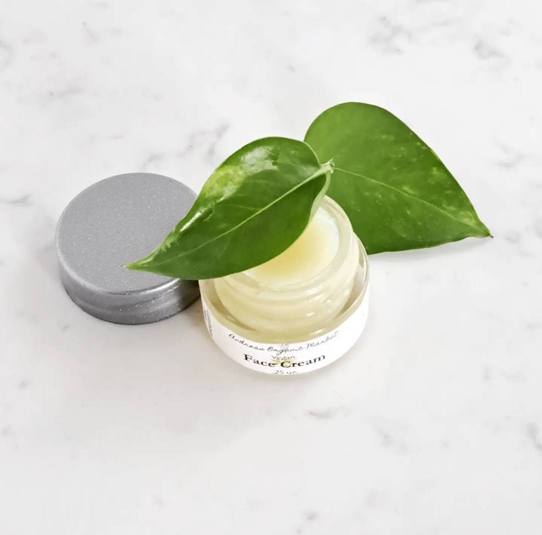 Organic Vegan Face Cream Sample Natural Travel Size Etsy