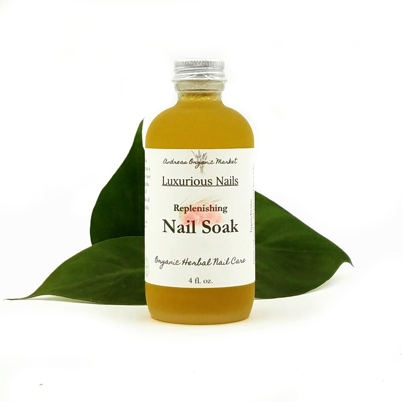 Organic Nail Soak for Damaged Nails and Cuticles Etsy