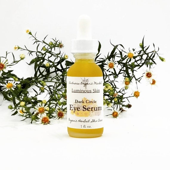 Organic Eye Serum for Dark Circles Natural Under Eye Etsy