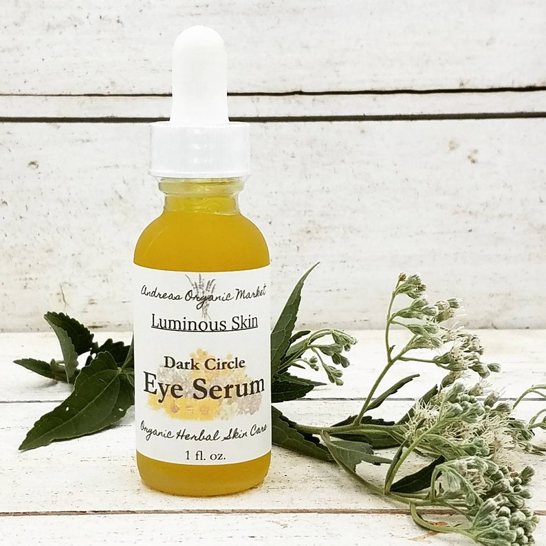 Organic Eye Serum for Dark Circles Natural Under Eye Etsy