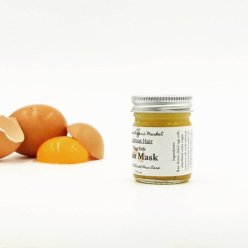 Organic Egg Yolk Hair Mask Sample Hair Mask Mini Trial Size Etsy