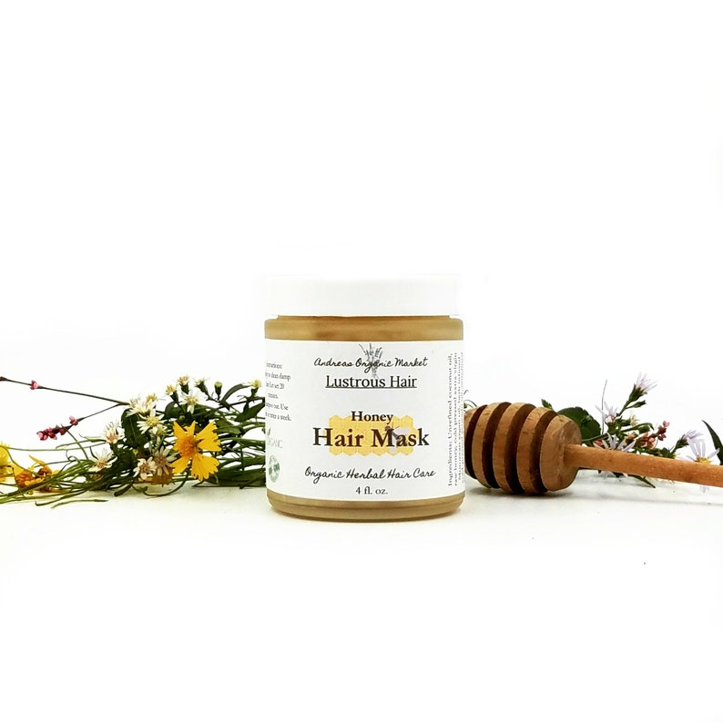 Organic Honey Hair Mask Deep Conditioner with Honey and Argan Etsy
