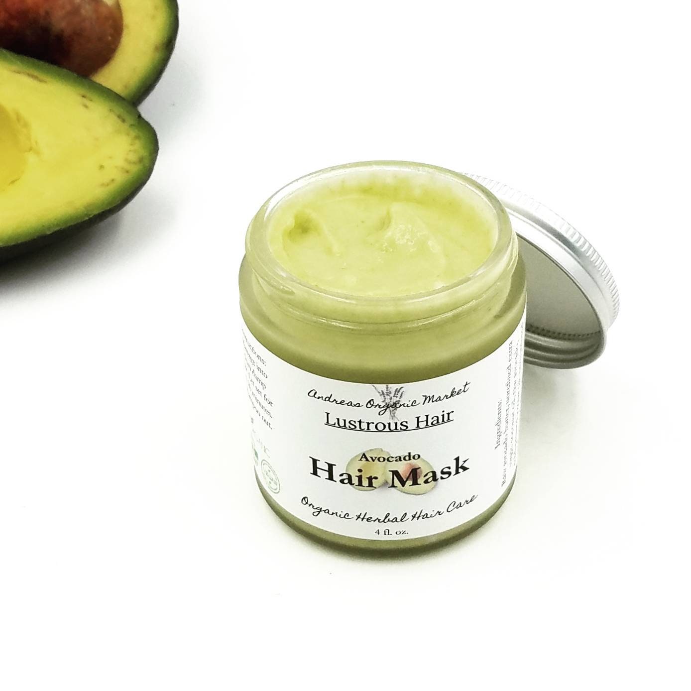 residentie eerste geur Organic Avocado Hair Mask Vegan Deep Conditioner Natural - Etsy Nederland