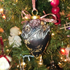 The Rose Dual Themed Dusk Ceramic Ornament