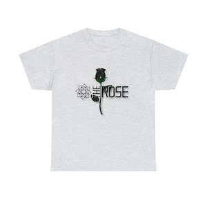 The Rose Black Rose Tour Inspired Unisex Heavy Cotton Tee