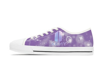 BTS Army Sparkles Women's Low Top Sneakers