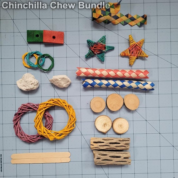 Chinchilla Chew Toy Bundle Variety Safe Chinchilla Chews Etsy