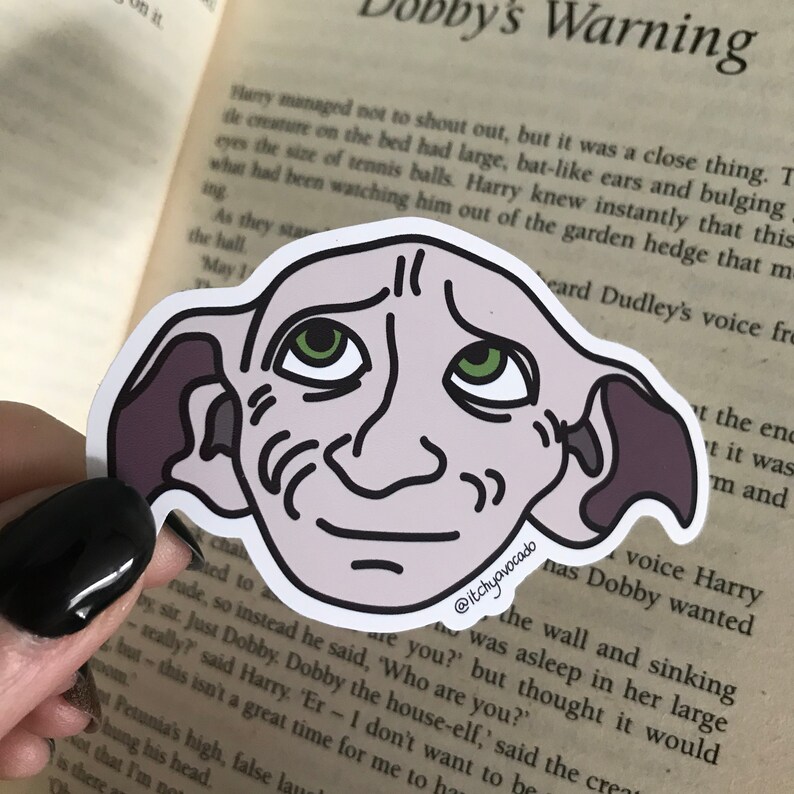 Dobby vinyl sticker harry potter stickers decal die cut Etsy