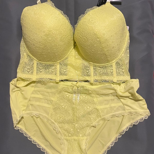 Bra and Panty Set Etsy