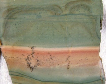 4 LAPIDARY SLABS * Candy Stripe Jasper * tolpa * cabochon making * diy jewelry * jewelry making supplies