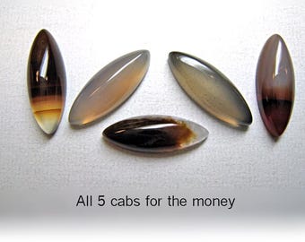 Sardonyx Cabochons * Banded Agate* loose cabochons * cabochons * cabachons * tolpa * diy jewelry * jewelry supply * chalcedony * carnelian