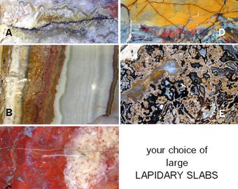 Natural Jasper Agate Lapidary Slabs, Cabochon Making, Wire Wrapping