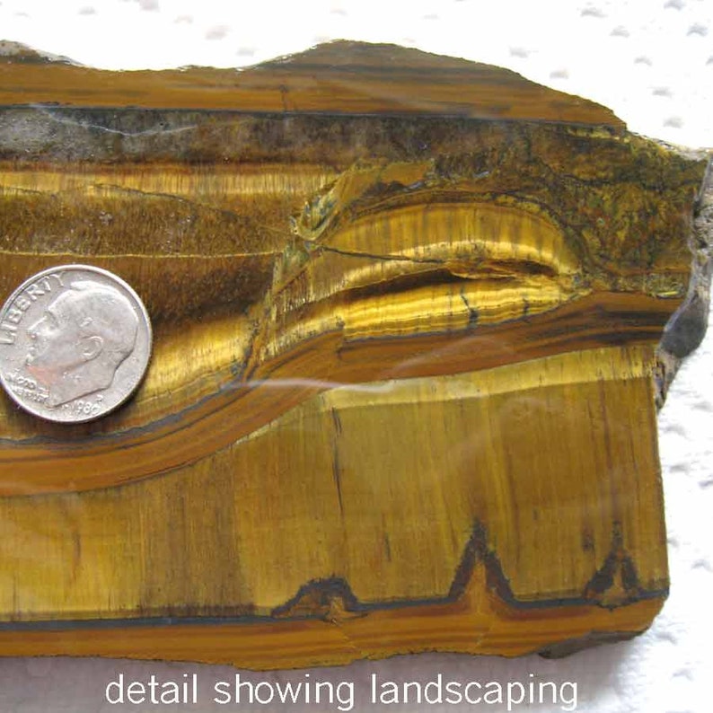 tiger eye iron chatoyant tiger eye Tiger eye slab Loose tiger/'s eye belt buckle supplies tolpa Lapidary slab cabochon making
