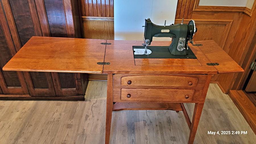 1960s Sewing Machine Table - Etsy