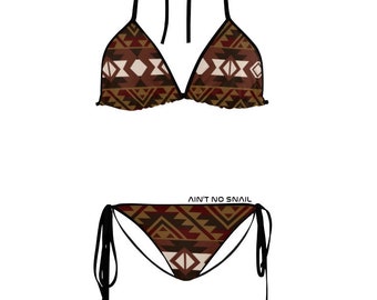 Psy Bikini With Galaxy Flower Of Life Print Hippie Goa Etsy