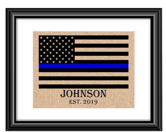 Police Officer Christmas Graduation Gift, Police Gift, police Officer Gift, Gift for Police, Police Academy, Law enforcement, Thin Blue Line