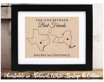 Love Between Family Know No Distance Mothers Day Gift For Etsy