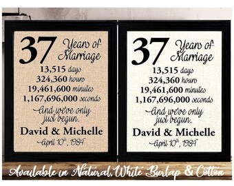 37th anniversary gift for wife
