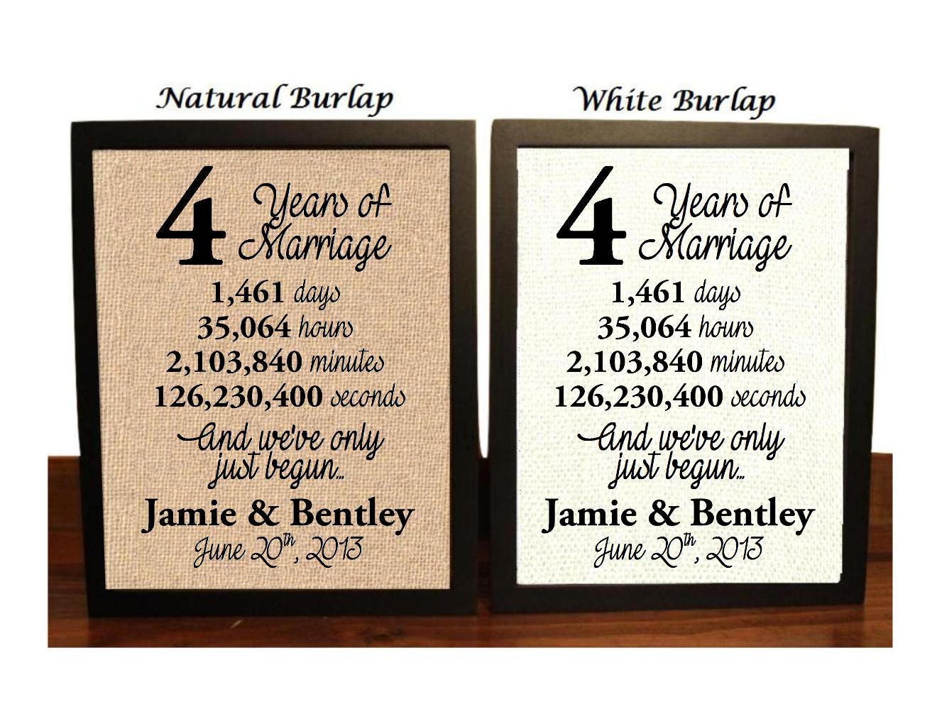 wedding anniversary 4 years