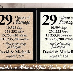 29th Wedding Anniversary | 29 Year Wedding Anniversary | 29th Wedding ...