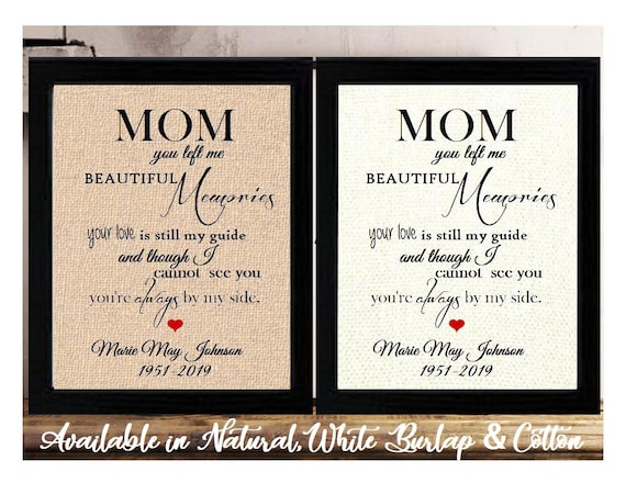 Death of hotsell mother gift