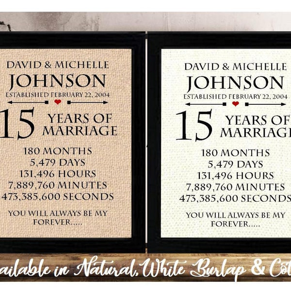 15 Years Husband Wedding Anniversary Gift 60  Gift Ideas for 2024