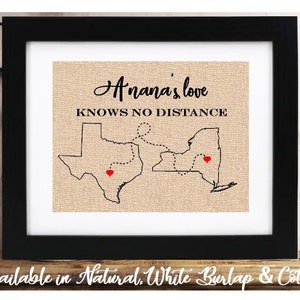 Personalized Nana's Love Mothers Day Gift for Nana | Birthday Gift for Nana | Long Distance Relationship | Gift for Nana | Grandma Gigi Nana