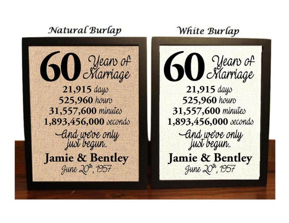 wedding anniversary 60 years