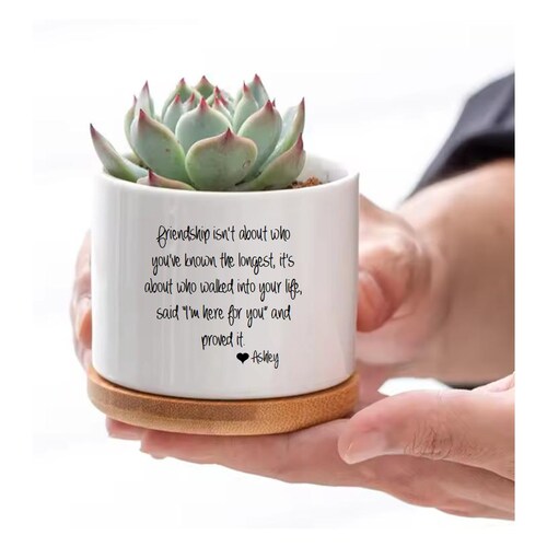 Sottobicchiere Con Frasi Sull'amicizia | Regalo Simpatico Per Amici | Dorothy Spring 9x9cm