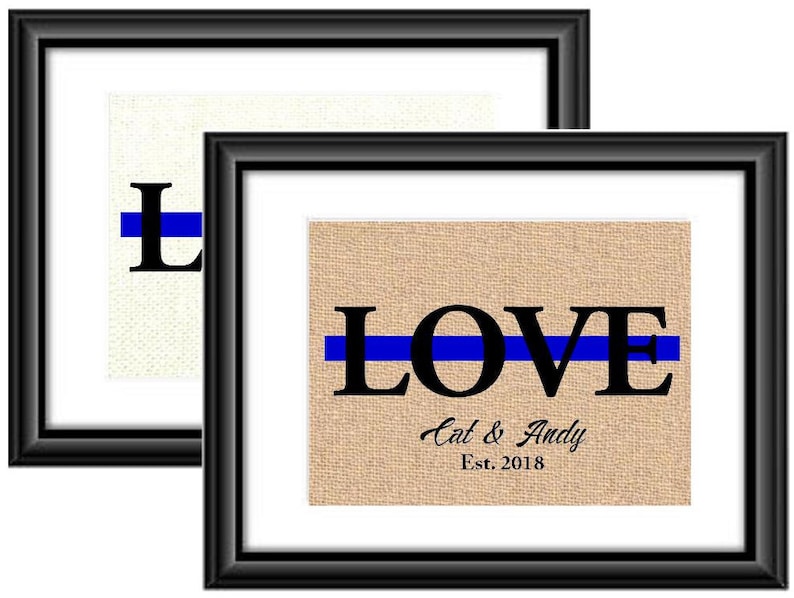 Police Officer Love Thin Blue Line Officer Gift Police Family Blue Line Police wife Officer Family LEO Police Gift Love Family Cop