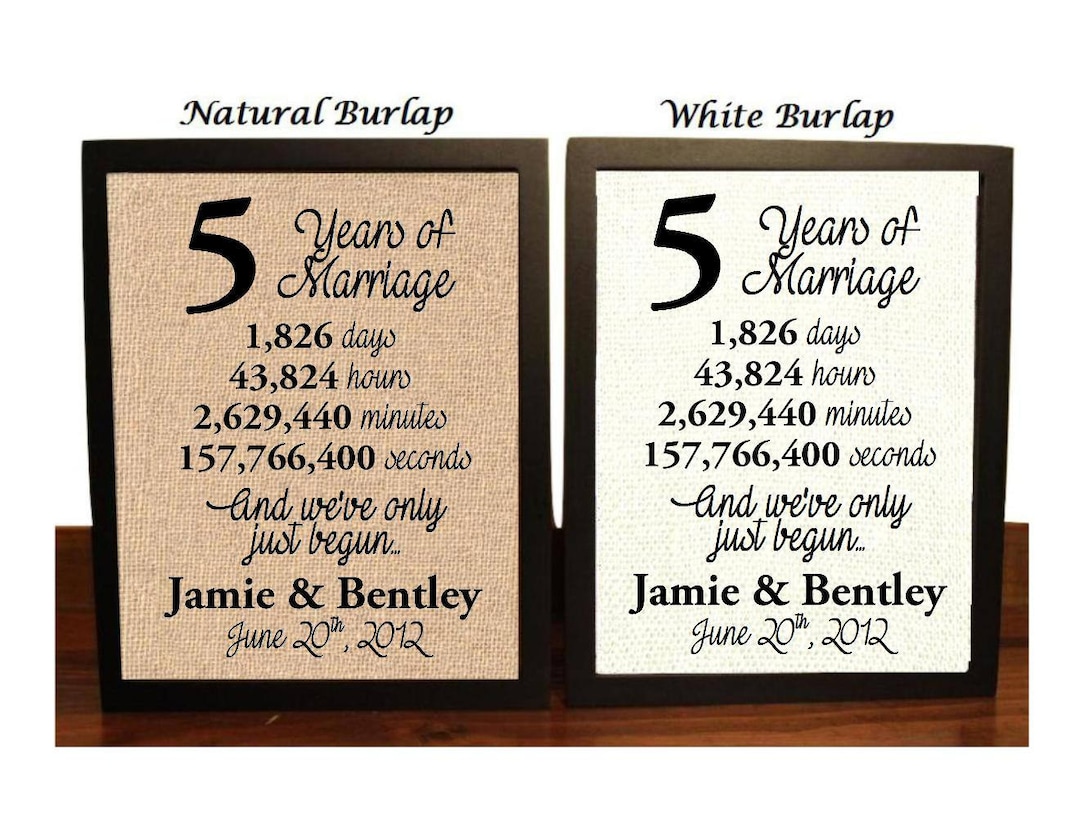 5th Wedding Anniversary | 5 Year Wedding Anniversary | 5th Wedding