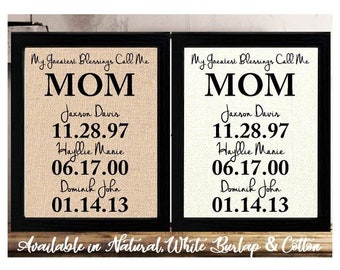 Personalized Easter Gift for Mom - Birthday or Mother's Day Gift from Daughter - Unique Bride Gift
