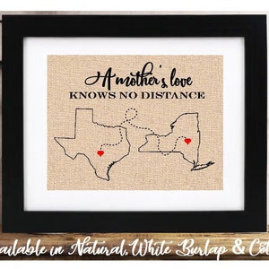 Personalized A Mother Love Mothers Day Gift for Mom | Birthday Gift for Mom | Long Distance Relationship | Gift for Mom from Daughter Son